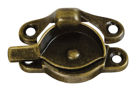 National Hardware Antique Brass Bronze Die-Cast Zinc Sash Lock 1 pk