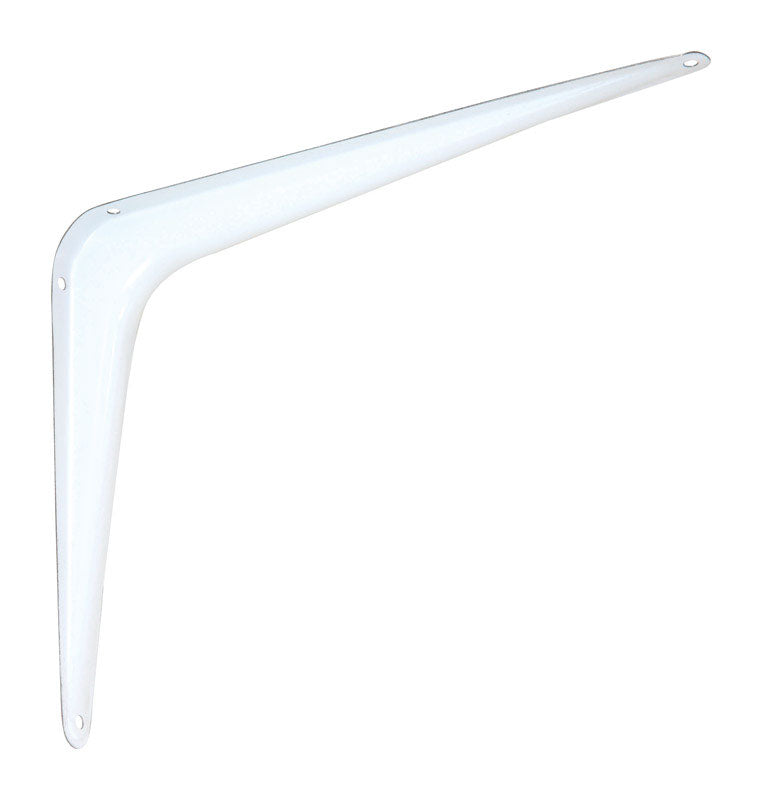 National Hardware White Steel Shelf Bracket 10 in. L 100 lb