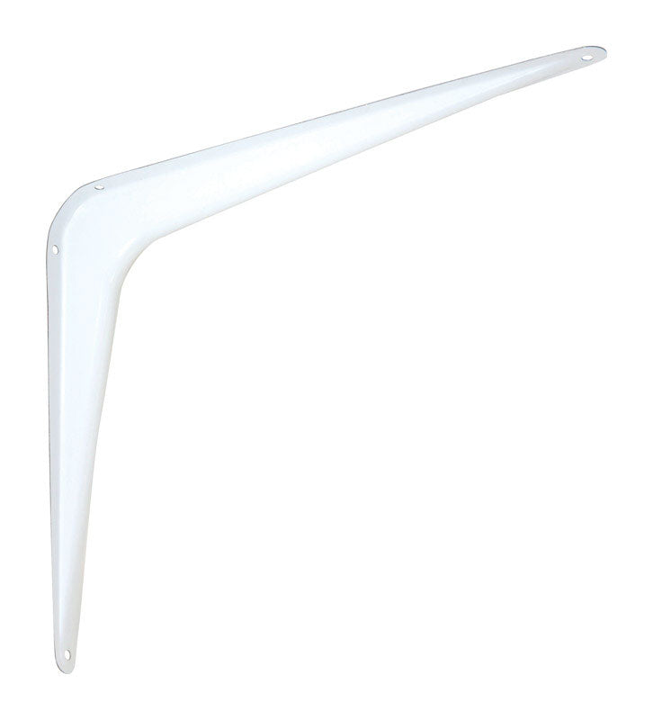 National Hardware White Steel Shelf Bracket 12 in. L 100 lb