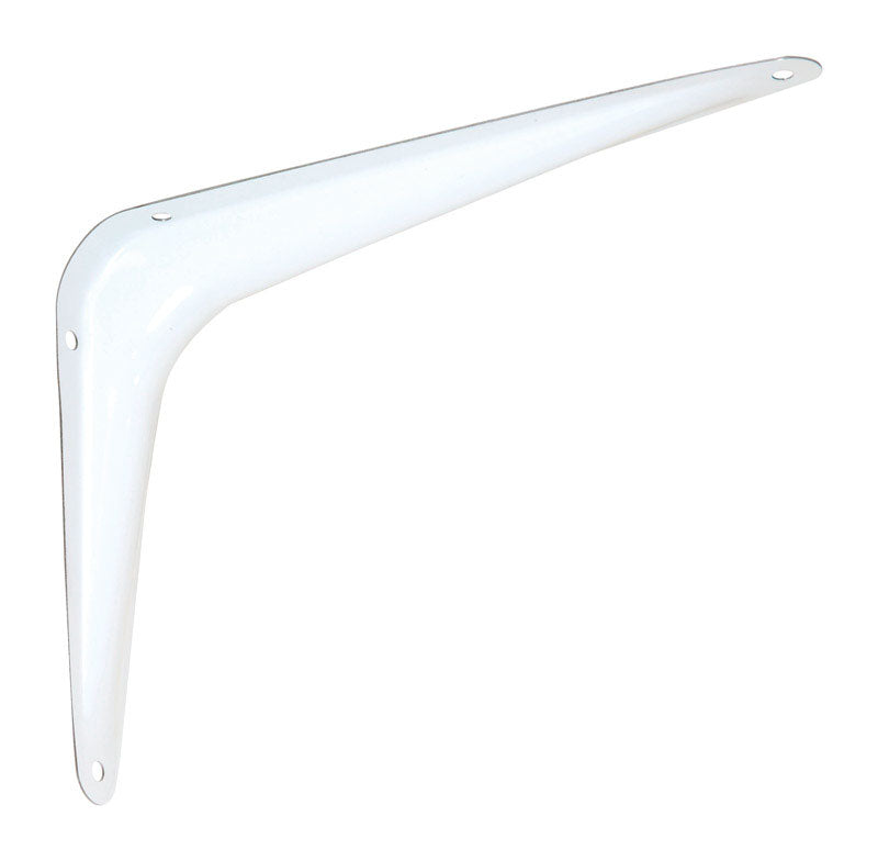 National Hardware White Steel Shelf Bracket 8 in. L 100 lb