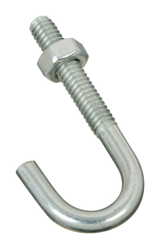 National Hardware Zinc-Plated Silver Steel 2-5/16 in. L J-Bolt 100 lb 1 pk