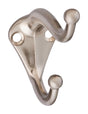 National Hardware 2.75 in. L Satin Nickel Silver Zinc Coat/Hat Hook 35 lb. cap. 1 pk