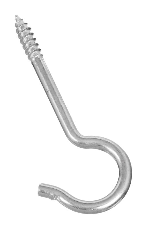 National Hardware Zinc-Plated Silver Steel 3-7/8 in. L Ceiling Hook 60 lb 1 pk