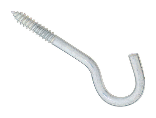 National Hardware Zinc-Plated Silver Steel 4-1/2 in. L Screw Hook 125 lb 1 pk