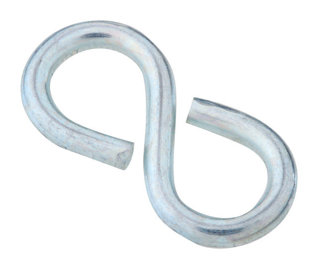 National Hardware Zinc-Plated Silver Steel 1-1/4 in. L Closed S-Hook 1 pk