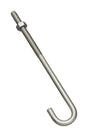 National Hardware Zinc-Plated Silver Steel 7 in. L J-Bolt 1 pk