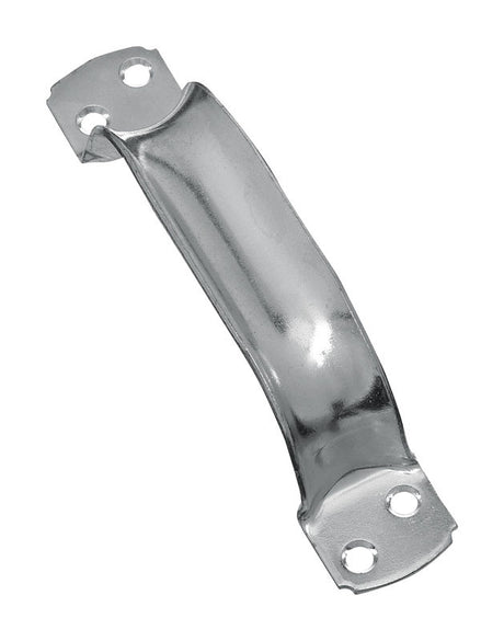 National Hardware 6-3/4 in. L Zinc-Plated Silver Steel Door Pull