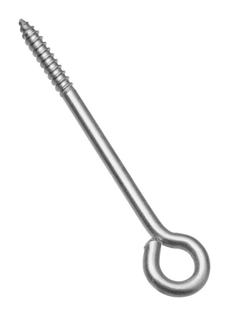 National Hardware 5 in. L Silver Stainless Steel Lag Screw Eye 1 pk