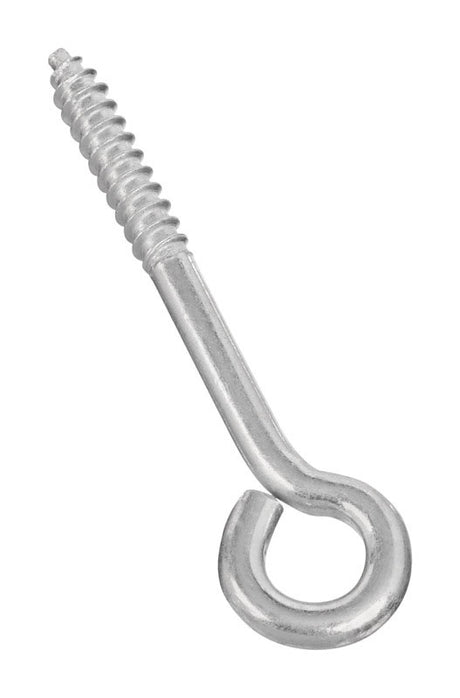 National Hardware 3.75 in. L Zinc-Plated Silver Steel Lag Screw Eye 1 pk