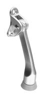 National Hardware Zinc w/Rubber Tip Satin Chrome Silver Kick-Down Door Holder Mounts to door