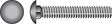 Hillman 1/4 in. X 1-1/4 in. L Zinc-Plated Steel Carriage Bolt 100 pk