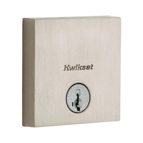 Kwikset SmartKey Satin Nickel Steel Deadbolt