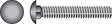 Hillman 1/4 in. X 4-1/2 in. L Zinc-Plated Steel Carriage Bolt 100 pk