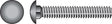 Hillman 1/4 in. X 5 in. L Zinc-Plated Steel Carriage Bolt 100 pk