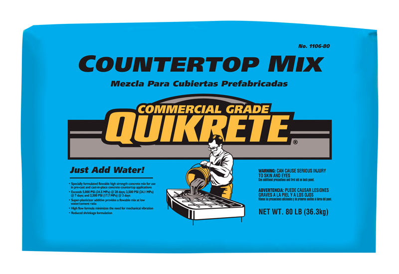 Quikrete Countertop Concrete Mix 80 lb