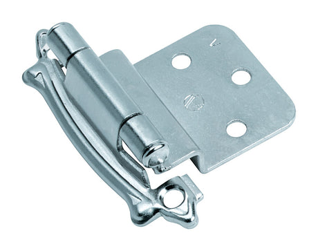 Amerock 2-15/79 in. W X 2-3/4 in. L Sterling Nickel Silver Steel Self-Closing Hinge 2 pk