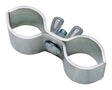 National Hardware 1.63 in. L Zinc-Plated Silver Steel Gate Pipe Clamp 1 pk