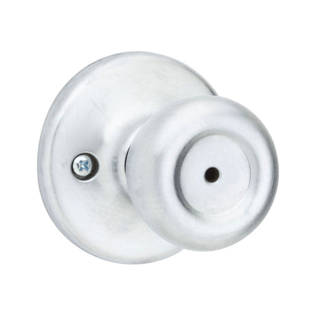 Kwikset Mobile Home Satin Chrome Privacy Knob Right or Left Handed