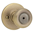 Kwikset Tylo Antique Brass Privacy Knob Right or Left Handed