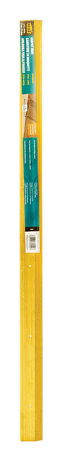 M-D 5/16 in. H X 36 in. L Prefinished Satin Brass Aluminum Carpet Trim