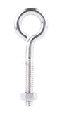 Hampton 3/16 in. X 2 in. L Stainless Stainless Steel Eyebolt Nut Included