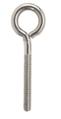 Hampton 1/4 in. X 3 in. L Stainless Stainless Steel Eyebolt Nut Included