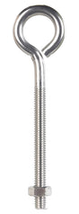 Hampton 5/16 in. X 5 in. L Stainless Stainless Steel Eyebolt Nut Included