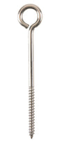 Hampton 1/4 in. X 5 in. L Stainless Stainless Steel Lag Thread Eyebolt