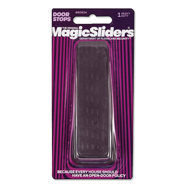 Magic Sliders 6-5/16 in. W X 2-1/2 in. L Heavy Duty Rubber Brown Door Stop