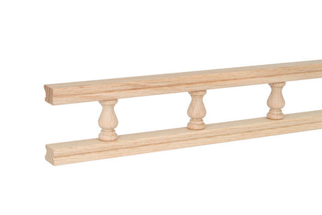 Waddell 2.3 in. H X 48 in. W X 0.8 in. L Wood Galley Rail