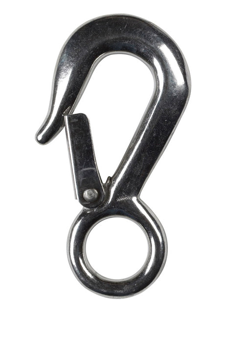 Campbell 3/4 in. D X 4 in. L Polished Steel Snap Hook 400 lb