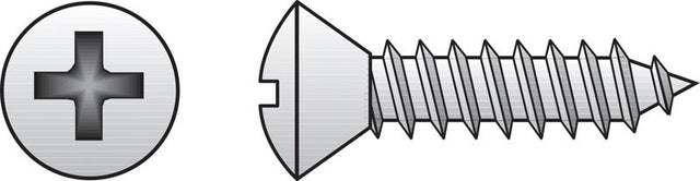 Hillman No. 10 X 1-1/4 in. L Phillips Oval Head Sheet Metal Screws 100 pk