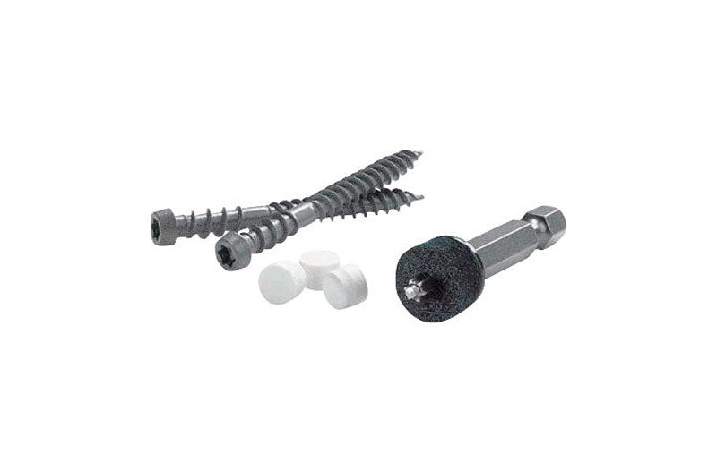 FastenMaster Cortex No. 9 X 2 in. L Star Square Head Trim Screws with Plugs 1 pk