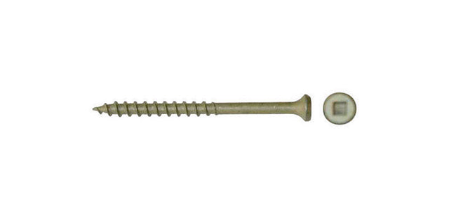 FastenMaster GuardDog No. 10 X 1-5/8 in. L Gold Phillips/Square Bugle Head Deck Screws 75 pk
