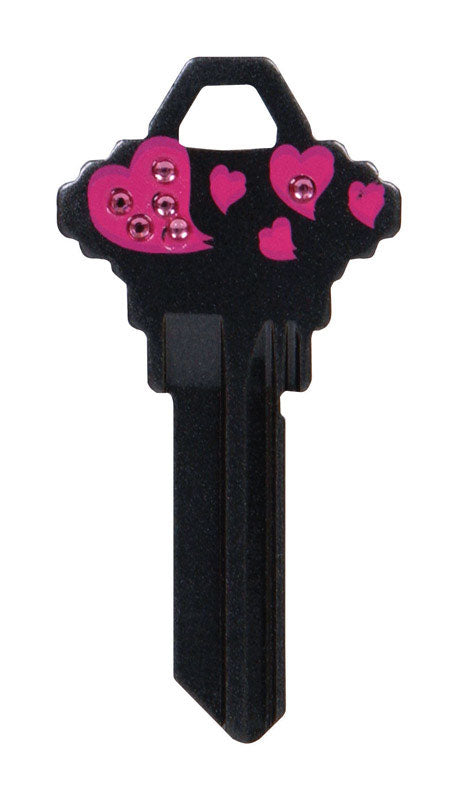 Hillman DIVA Hearts House/Office Universal Key Blank Single