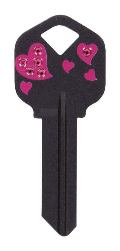 Hillman DIVA Hearts House/Office Universal Key Blank Single