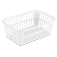 Sterilite 1.3 cu ft White Storage Bin 4.25 in. H X 8 in. W X 11.25 in. D