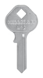 Hillman Padlock Universal Key Blank Single