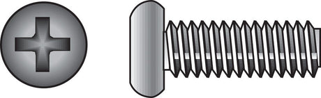 Hillman No. 1/4-20 X 1/2 in. L Phillips Pan Head Stainless Steel Machine Screws 100 pk