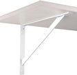 Knape & Vogt White Steel Bracket N/A Ga. 16 in. L