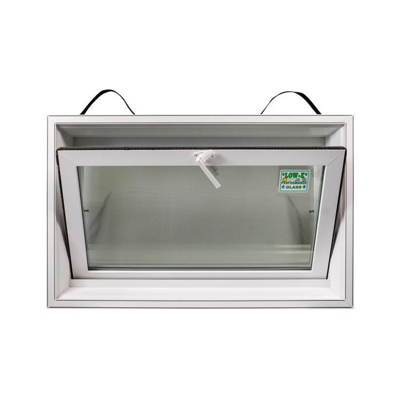 Duo-Corp PNP Hopper White Glass/Vinyl Window 20 in. H X 7.875 in. W X 31.875 in. L 1 pk