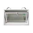 Duo-Corp PNP Hopper White Glass/Vinyl Window 20 in. H X 7.875 in. W X 31.875 in. L 1 pk