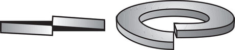HILLMAN No. 6 in. D Stainless Steel Split Lock Washer 100 pk