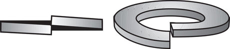 HILLMAN No. 8 in. D Stainless Steel Split Lock Washer 100 pk