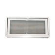 Duo-Corp Aristoclass Hopper White Glass/Vinyl Window 19.25 in-lb H X 3.25 in. W X 32.125 in. L 1 pk