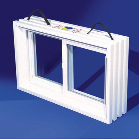 Duo-Corp PNP Slider White Glass/Vinyl Window 20 in. W X 31-7/8 in. L 1 pk Duo-Corp PNP Slider White Glass/Vinyl Window 20 in. W X 31-7/8 in. L 1 pk