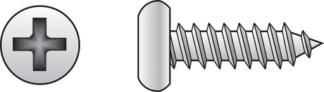Hillman No. 10 X 3 in. L Phillips Pan Head Sheet Metal Screws 50 pk
