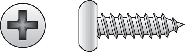 Hillman No. 10 X 3 in. L Phillips Pan Head Sheet Metal Screws 50 pk