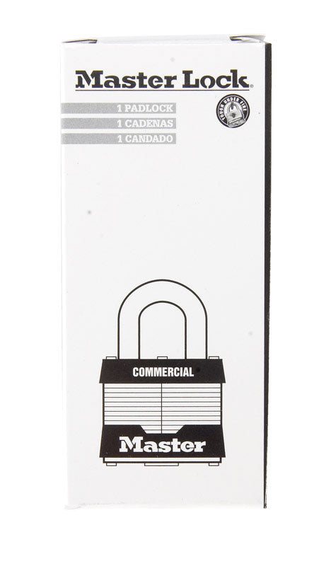 Master Lock 1-5/16 in. H X 1 in. W X 1-3/4 in. L Steel Double Locking Padlock Keyed Alike