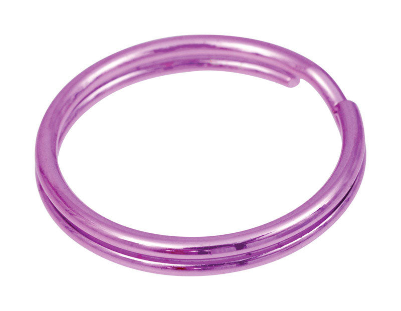 HILLMAN 1 in. D Metal Assorted Split Rings/Cable Rings Key Ring